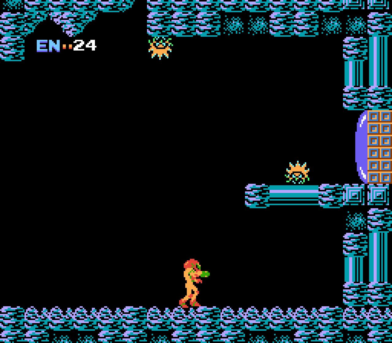 Screenshot of Metroid (NES Game)